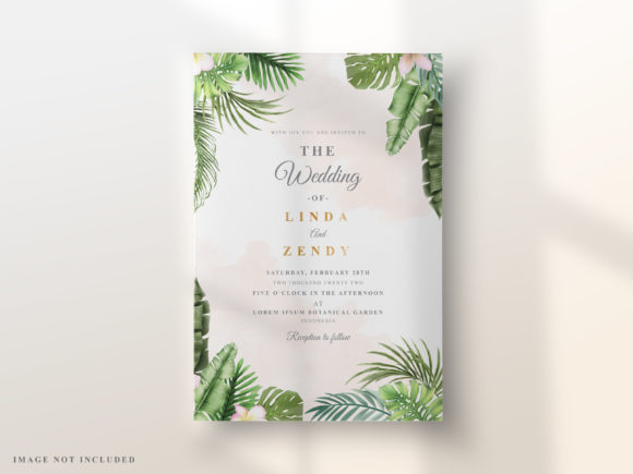 Download Wedding Invitation Elegant Floral Design - Floral design Collection