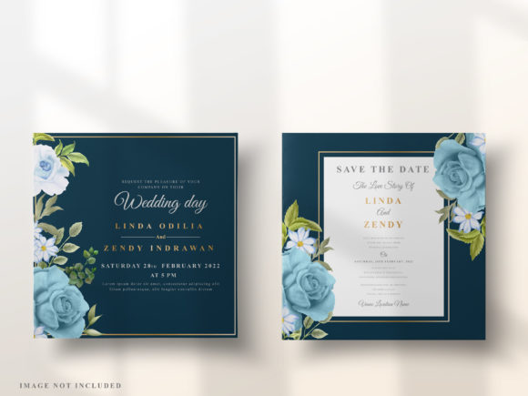 Download Elegant Floral Design Wedding Invitation - Floral design Collection