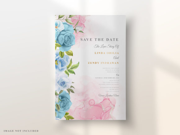 Download Elegant Floral Design Wedding Invitation - Floral design Collection
