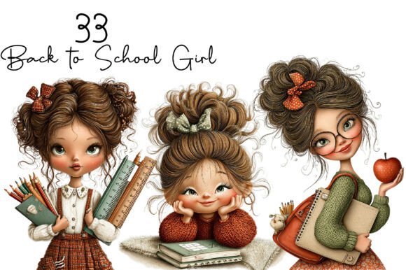 Download Back to School Girl Clipart - Premium Resources