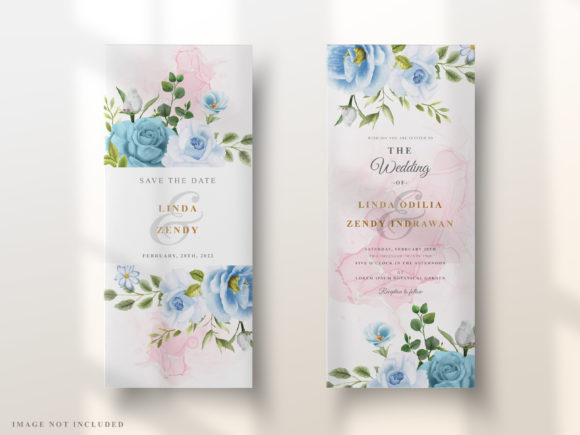 Download Elegant Floral Design Wedding Invitation - Floral design Collection