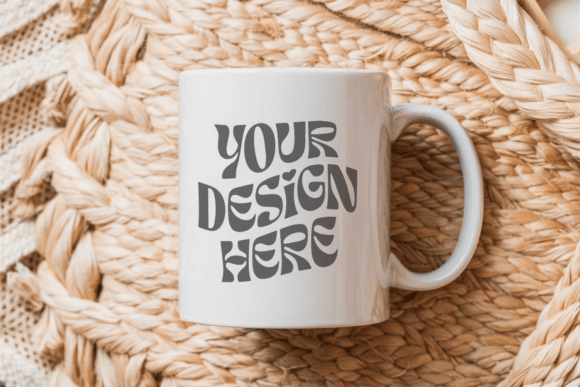 Download Christmas 11oz White Mug Mockup 20 - White Collection