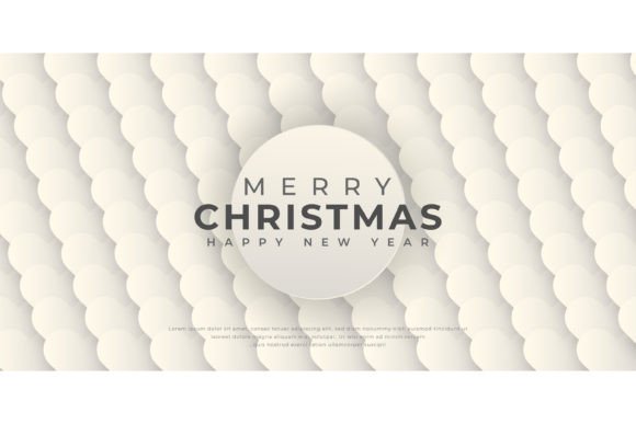 Download Christmas Banner with White Background - White Collection