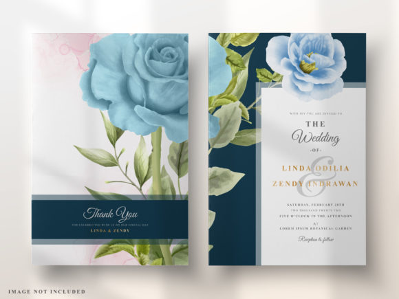 Download Elegant Floral Design Wedding Invitation - Floral design Collection