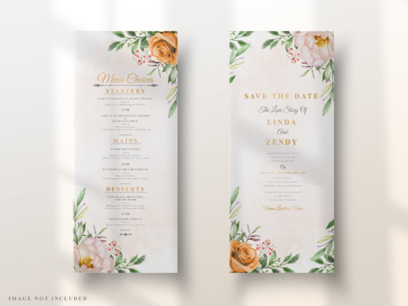 Download Wedding Invitation Elegant Floral Design - Floral design Collection