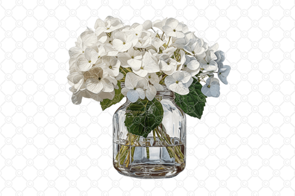 Download Flower PNG, White Hydrangea PNG, 020 - White Collection